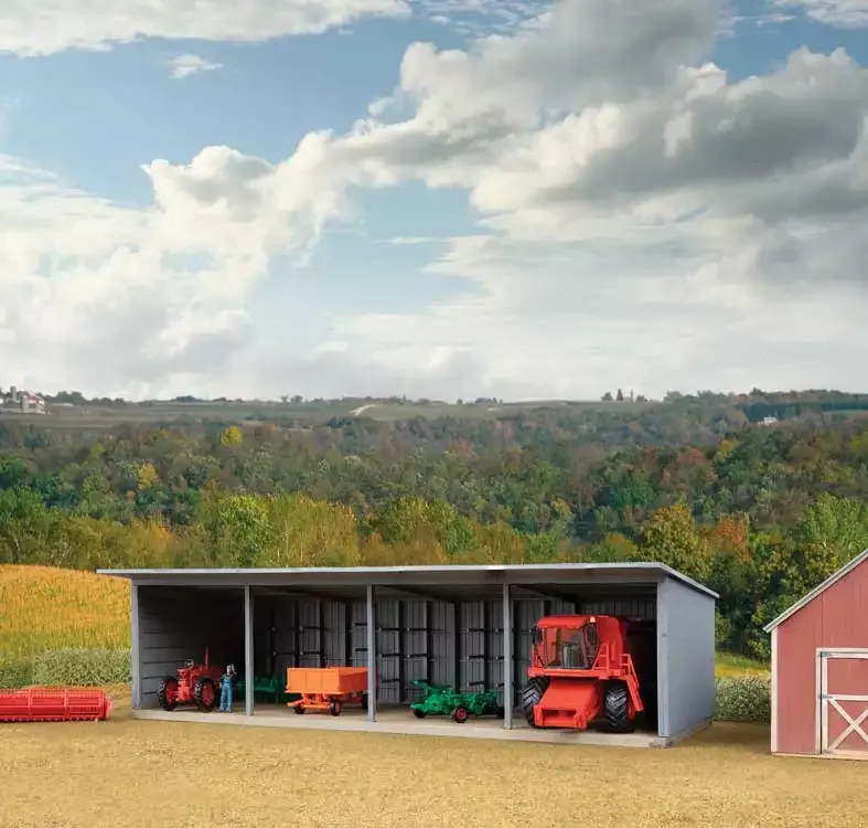 Walthers 933-3347 Machinery Storage Shed -- Kit