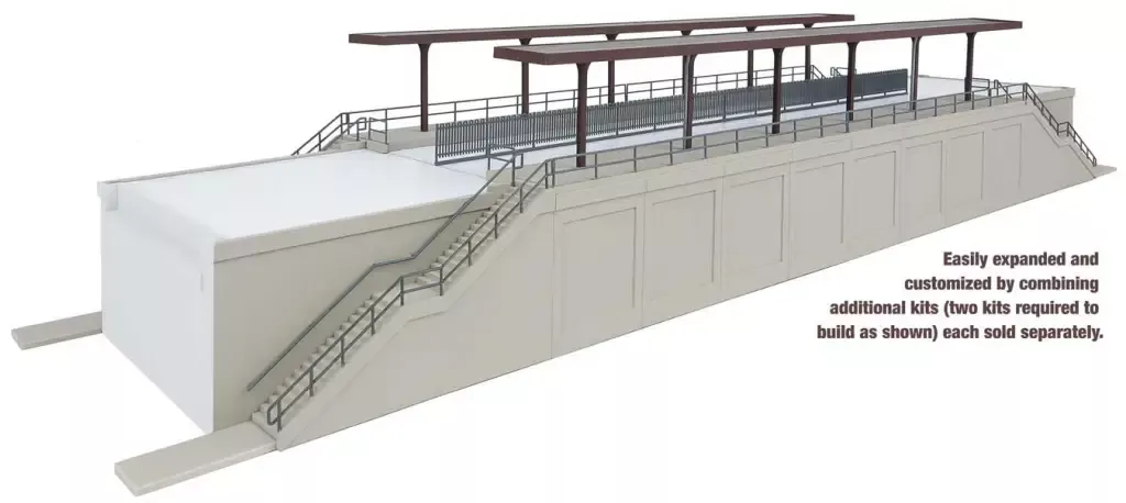 Walthers 933-4563 Elevated Commuter Station -- Kit