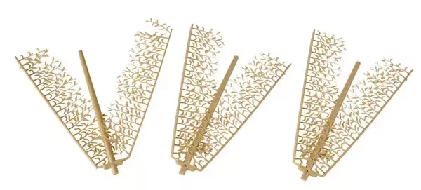 Walthers 949-1141 Harvest Corn Field (Brown) - Kit