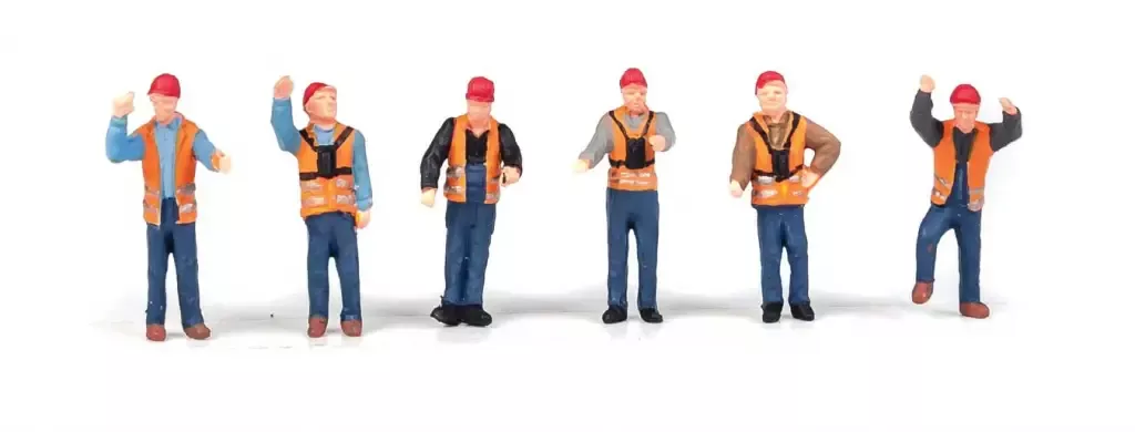 Walthers #949-6065 Figures - Railroad Yard Crew