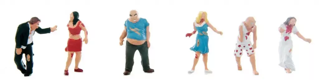 Walthers #949-6080 Figures - Zombies