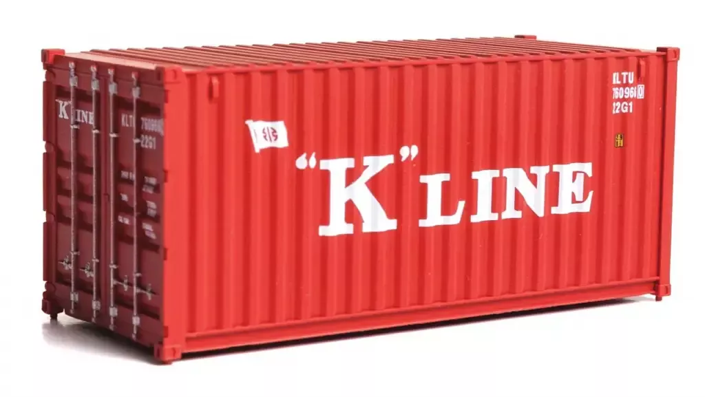 Walthers #949-8073 20' Corrugated Container - K-Line