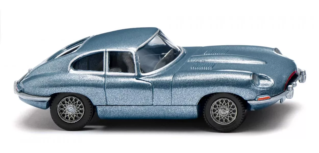 Wiking HO 80304 Jaguar E-Type Coupe, Opalescent Blue