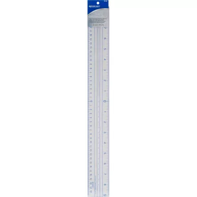 ZERO CENTERING RULER-18" CLEAR